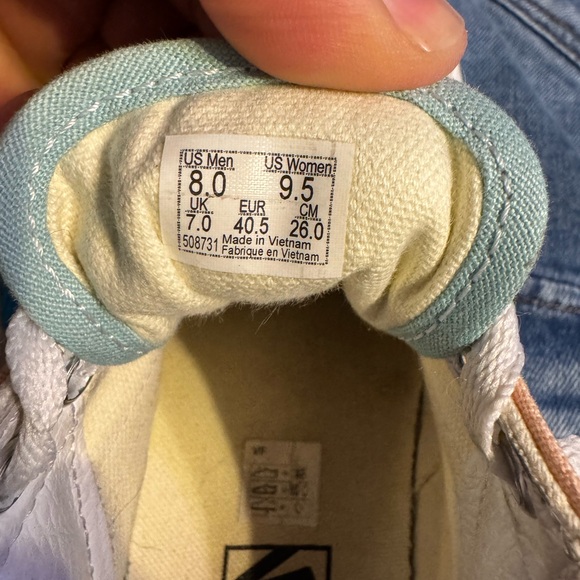 Vans Pastel Multi-Color Athletic Shoes - Picture 6 of 6